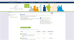 Desktop Screenshot of forum-saintcloud.fr