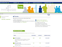 Tablet Screenshot of forum-saintcloud.fr